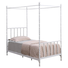 Betony White Twin Canopy Bed