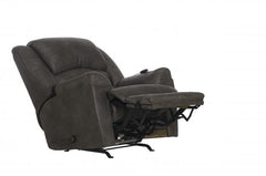 Hayden Chaise Rocker Recl w/Heat/Massage & Oversize Xtra Comfort Footrest