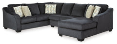 Eltmann 3-Piece Sectional with Ottoman - PKG001283