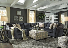 Eltmann 3-Piece Sectional with Ottoman - PKG001280