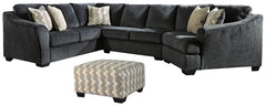 Eltmann 3-Piece Sectional with Ottoman - PKG001278