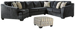 Eltmann 3-Piece Sectional with Ottoman - PKG001280