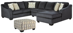 Eltmann 3-Piece Sectional with Ottoman - PKG001283
