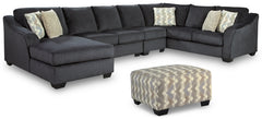 Eltmann 4-Piece Sectional with Ottoman - PKG001284