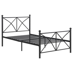 Hart Black Twin Bed