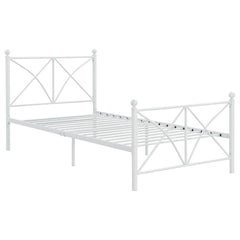 Hart White Twin Bed