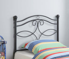 Callie Black Twin Headboard
