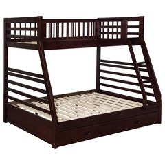 Ashton Brown Twin / Full Bunk Bed