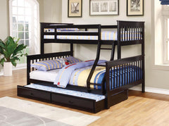 Chapman Black Twin / Full Bunk Bed