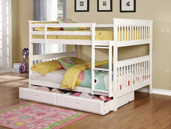 Chapman White Full / Full Bunk Bed