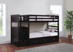Elliott Brown Twin / Twin Bunk Bed
