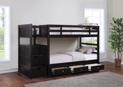 Elliott Brown Twin / Twin Bunk Bed