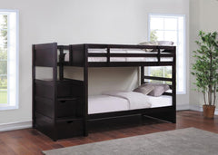 Elliott Brown Twin / Twin Bunk Bed