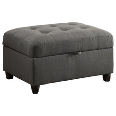 Stonenesse Grey Storage Ottoman