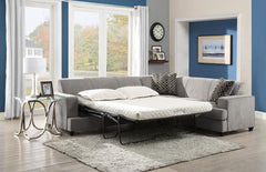 Tess Grey Sleeper Sectional