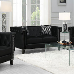 Reventlow Black Loveseat
