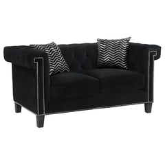 Reventlow Black Loveseat