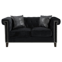 Reventlow Black Loveseat