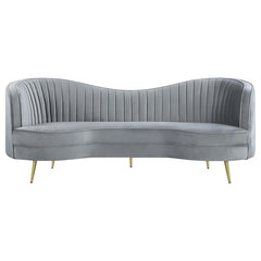Sophia Grey 2 Pc Sofa Set