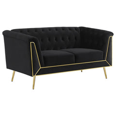 Holly Black Loveseat