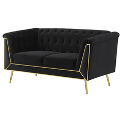 Holly Black Loveseat