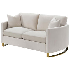 Corliss Beige Loveseat