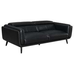 Shania Black 3 Pc Sofa Set
