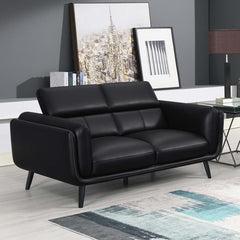 Shania Black Loveseat