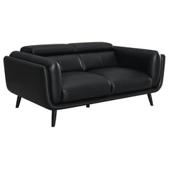 Shania Black Loveseat