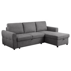 Samantha Grey Sleeper Sectional