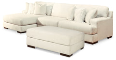 Zada 2-Piece Sectional with Ottoman - PKG013079