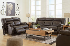 Denoron Sofa, Loveseat and Recliner