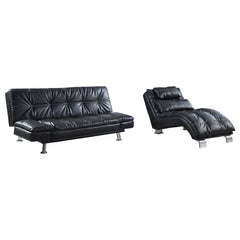 Dilleston Black Chaise