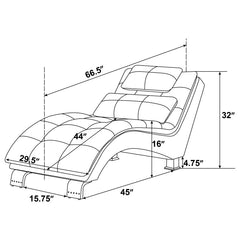 Dilleston White Chaise