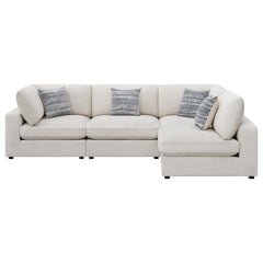 Serene Beige 4 Pc Sectional