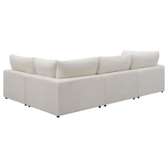Serene Beige 4 Pc Sectional