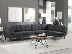 Churchill Grey 5 Pc Sectional