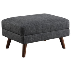 Churchill Grey Ottoman