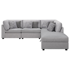 Cambria Grey 5 Pc Sectional