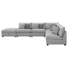 Cambria Grey 6 Pc Sectional
