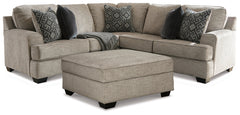 Bovarian 2-Piece Sectional with Ottoman - PKG001481