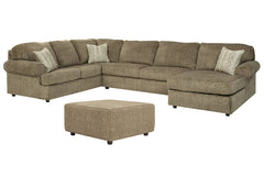 Hoylake 3-Piece Sectional with Ottoman - PKG008948