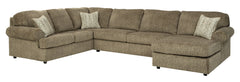 Hoylake 3-Piece Sectional with Ottoman - PKG008948