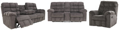 Acieona Sofa, Loveseat and Recliner