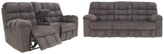Acieona Reclining Sofa with Loveseat