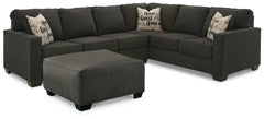 Lucina 3-Piece Sectional with Ottoman - PKG013120