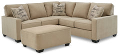Lucina 2-Piece Sectional with Ottoman - PKG013133