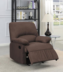 Brown Glider Recliner