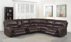 Brunson Brown 3 Pc Motion Sectional