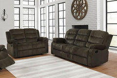 Rodman Brown 2 Pc Motion Sofa Set